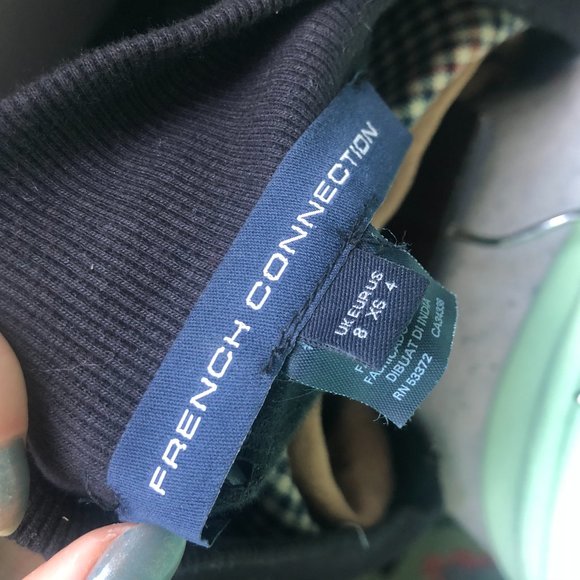 French Connection Brocade Lace back Bomber - Picture 6 of 7